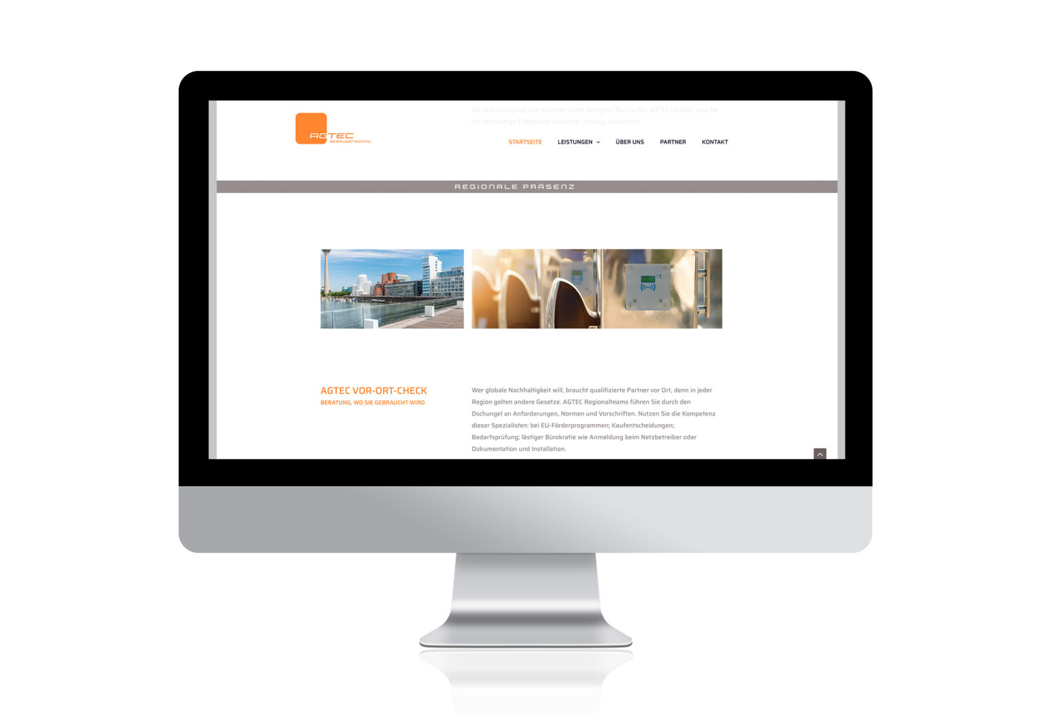 AGTEC Website Startseite: AGTEC vor-Ort-Check