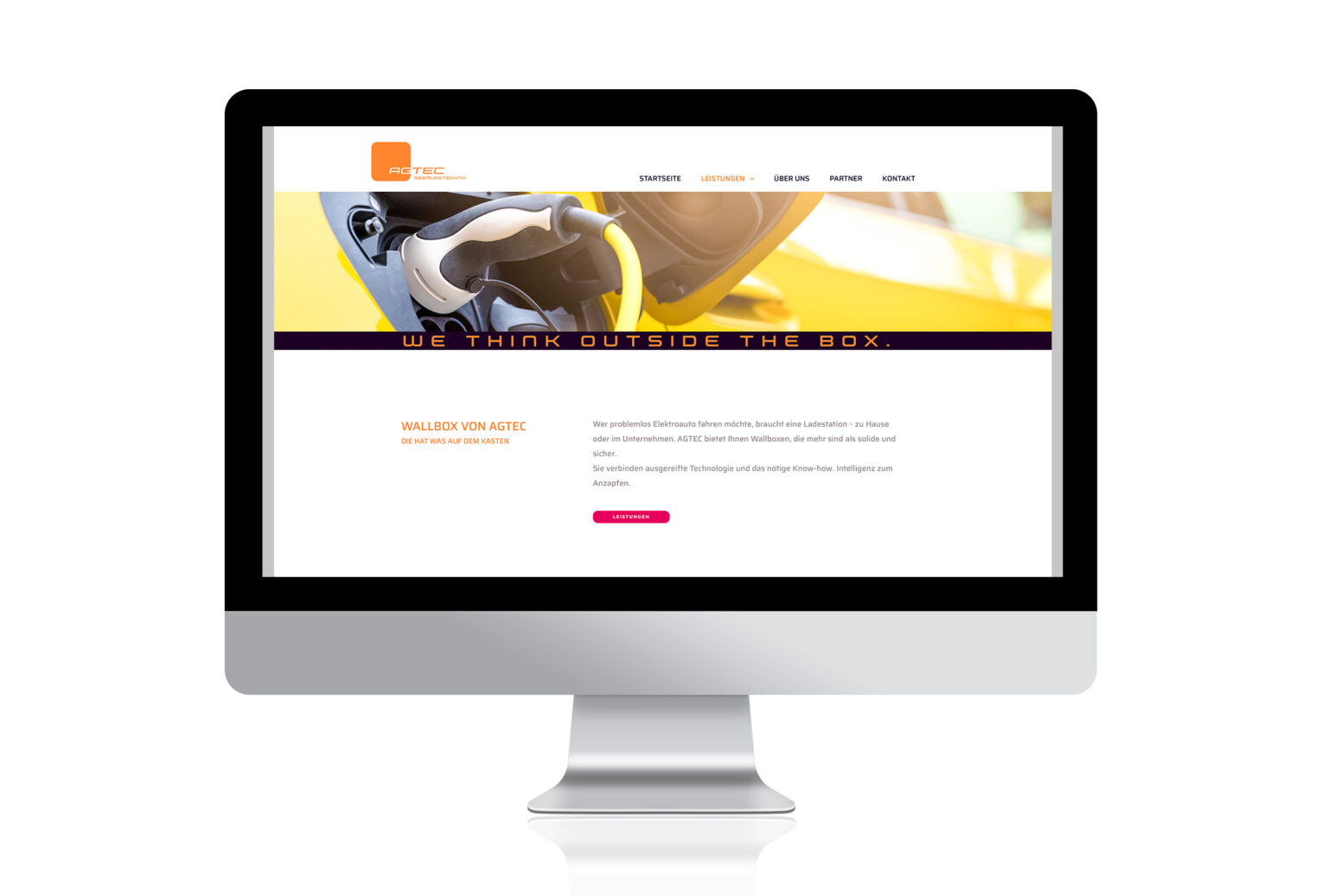 AGTEC Website Leistungen: Wallbox von AGTEC